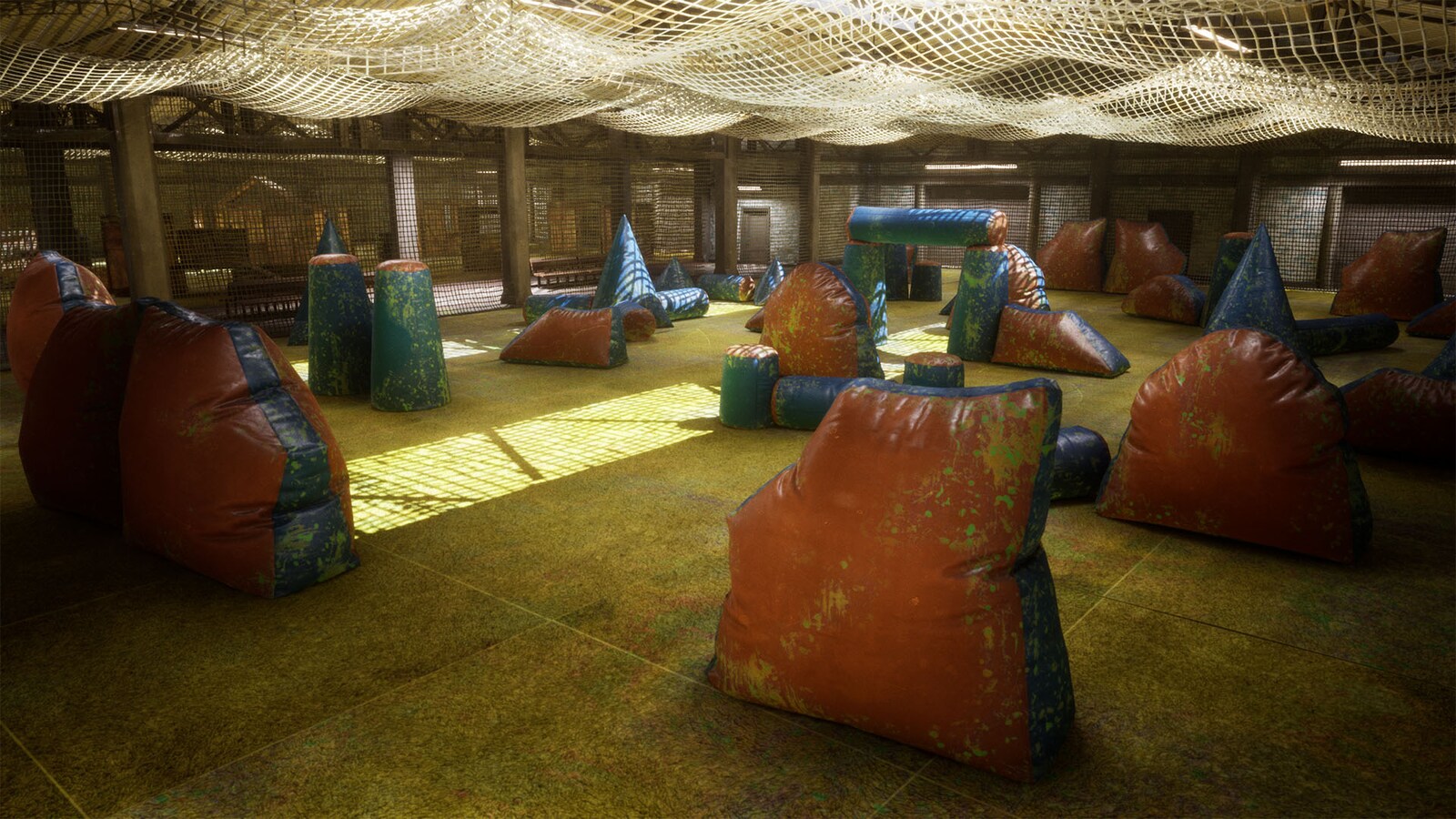 Modular Paintball Arena in Environments UE Marketplace